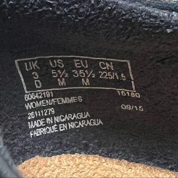 Clarks Collection Navy Blue Leather Ankle Bootie 5.5 - Picture 9 of 10